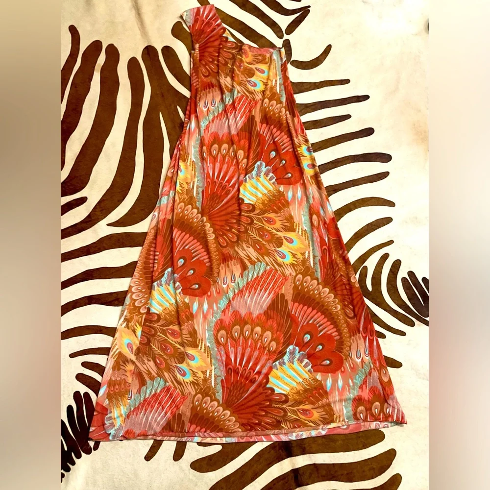 Vintage John Kloss Neiman Marcus One Shoulder Maxi Slip Dress - Picture 6 of 8
